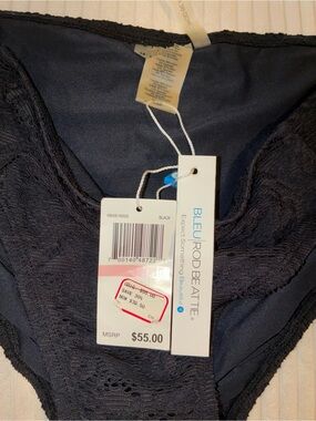 ⭐️3/$15⭐️Bleu Rod Beattie Black Lace Bikini Brief